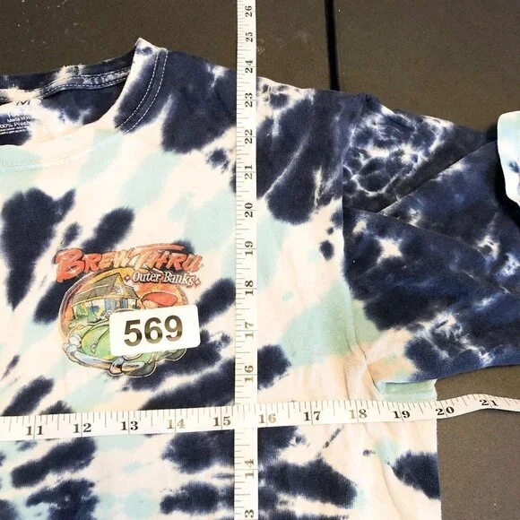 BrewThru Outer Banks Tie Dye T Shirt - Picture 8 of 8